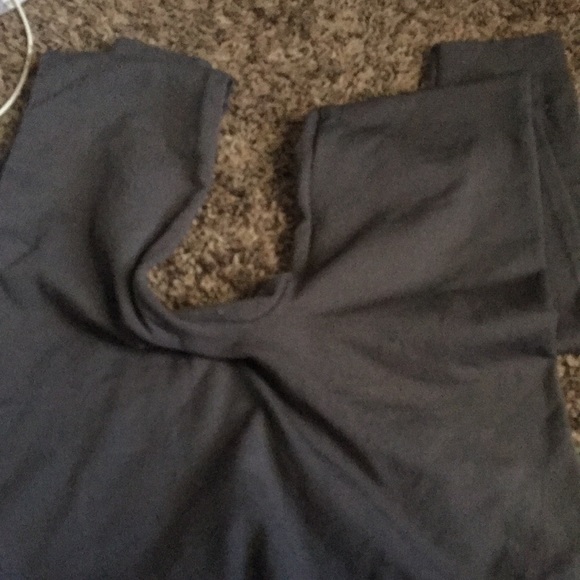 Gray Fleece Leggings - Picture 5 of 5